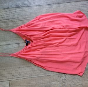 American Eagle coral tank with built in cami